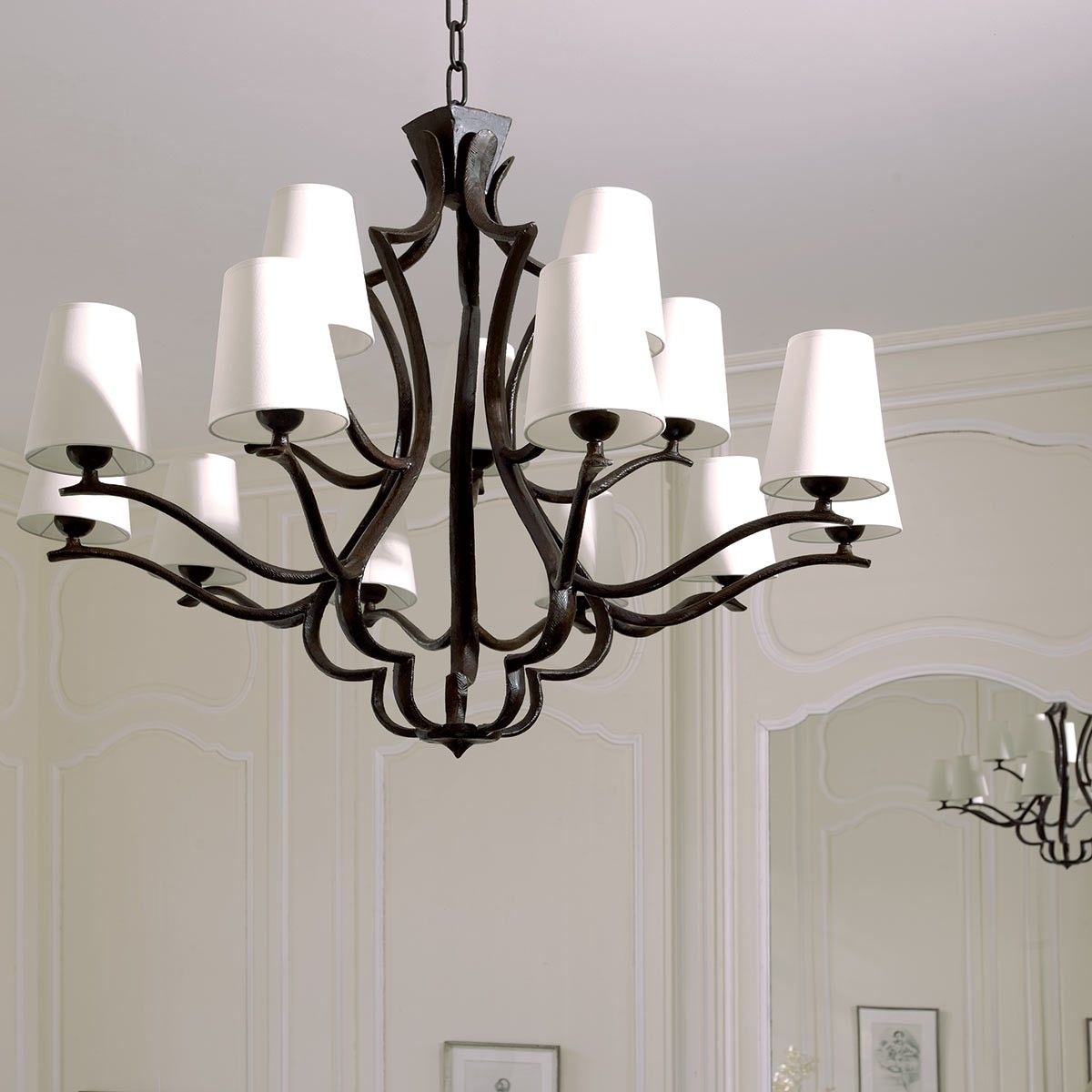 Objet Insolite / Bronze Chandeliers / Lustre Quinze