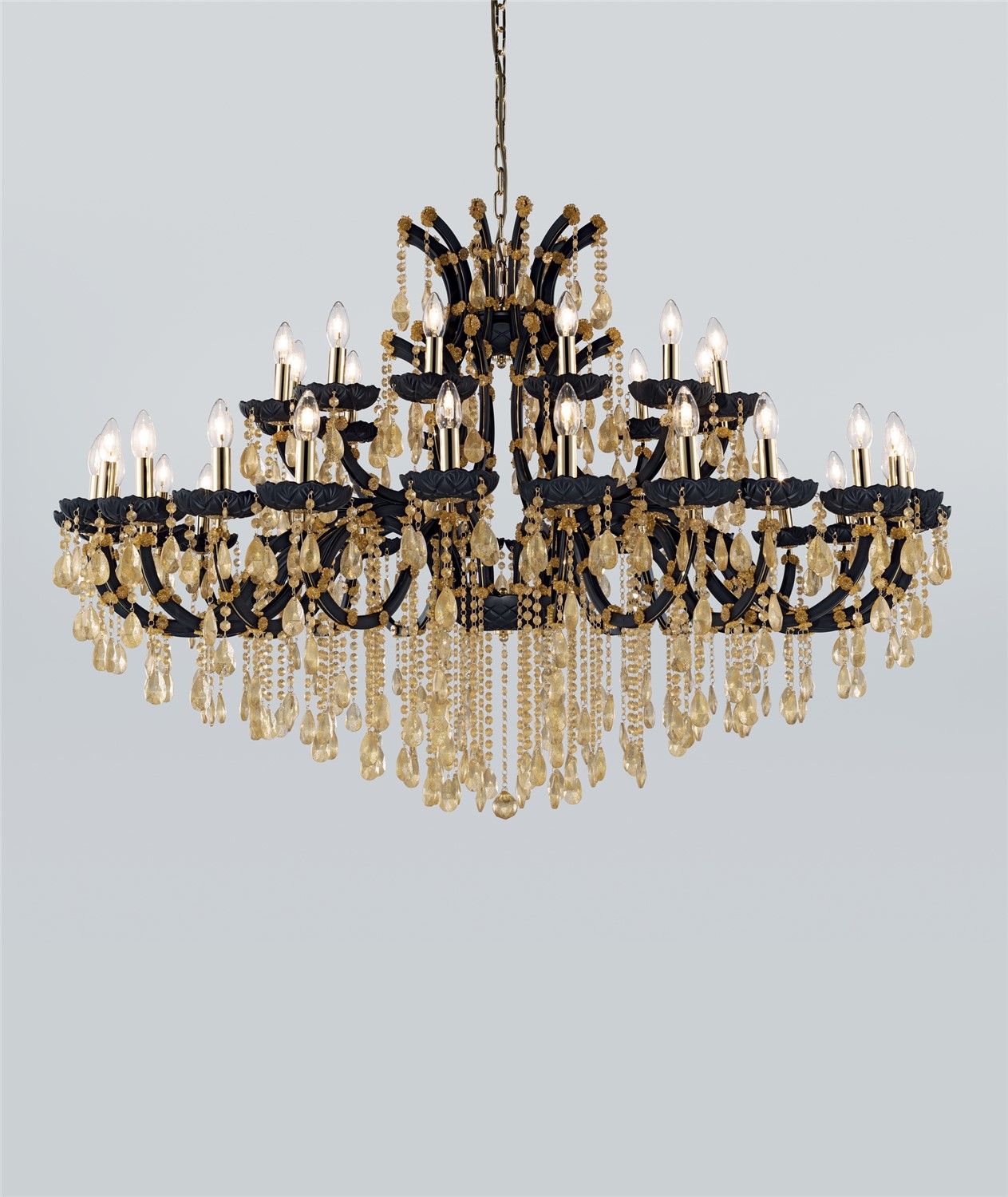 Euroluce Lampadari / Chandeliers / Mariateresa L36 Black&Sheen