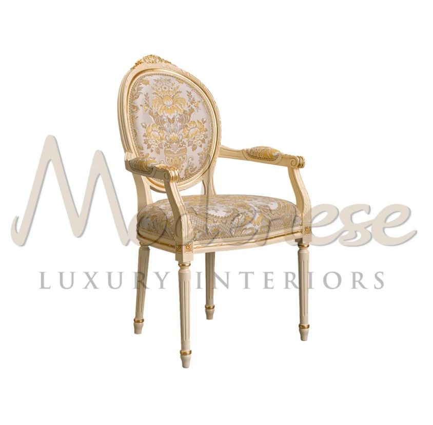 Modenese Luxury Interiors / Armrest Chairs / Neo-Baroque Wooden 14533