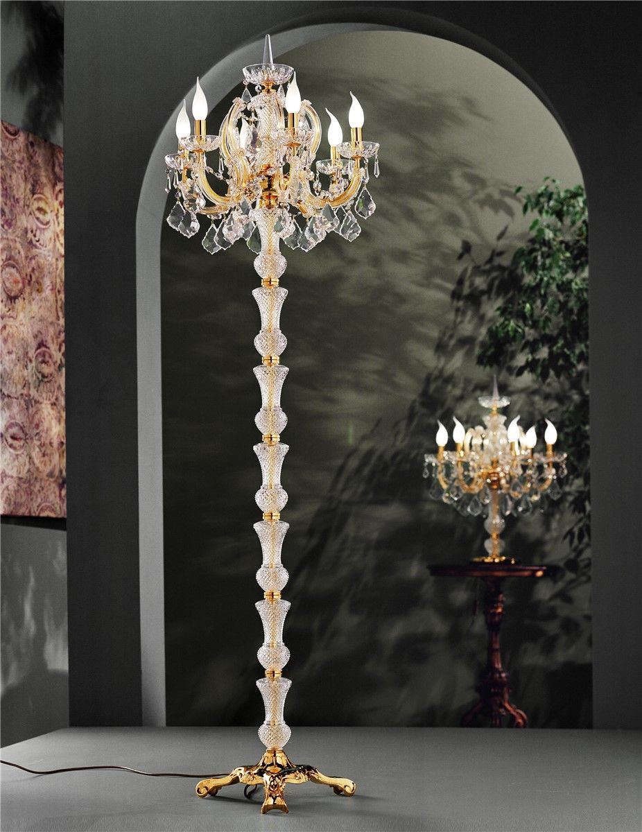 Italian Luxury Lighting / Floor Lamps / Maria Theresa 6 Lights MT1PG 006