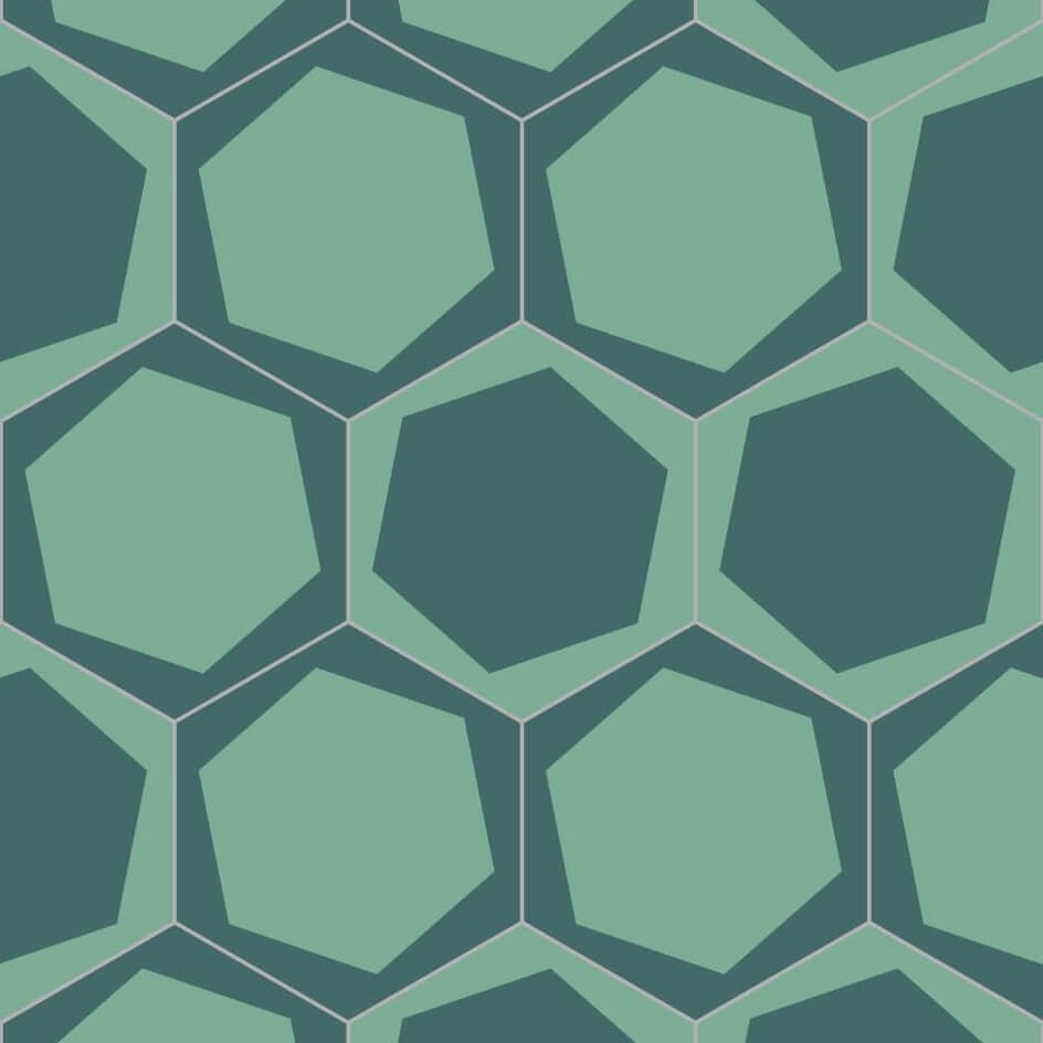 Bisazza / Cementiles / On/Off Teal