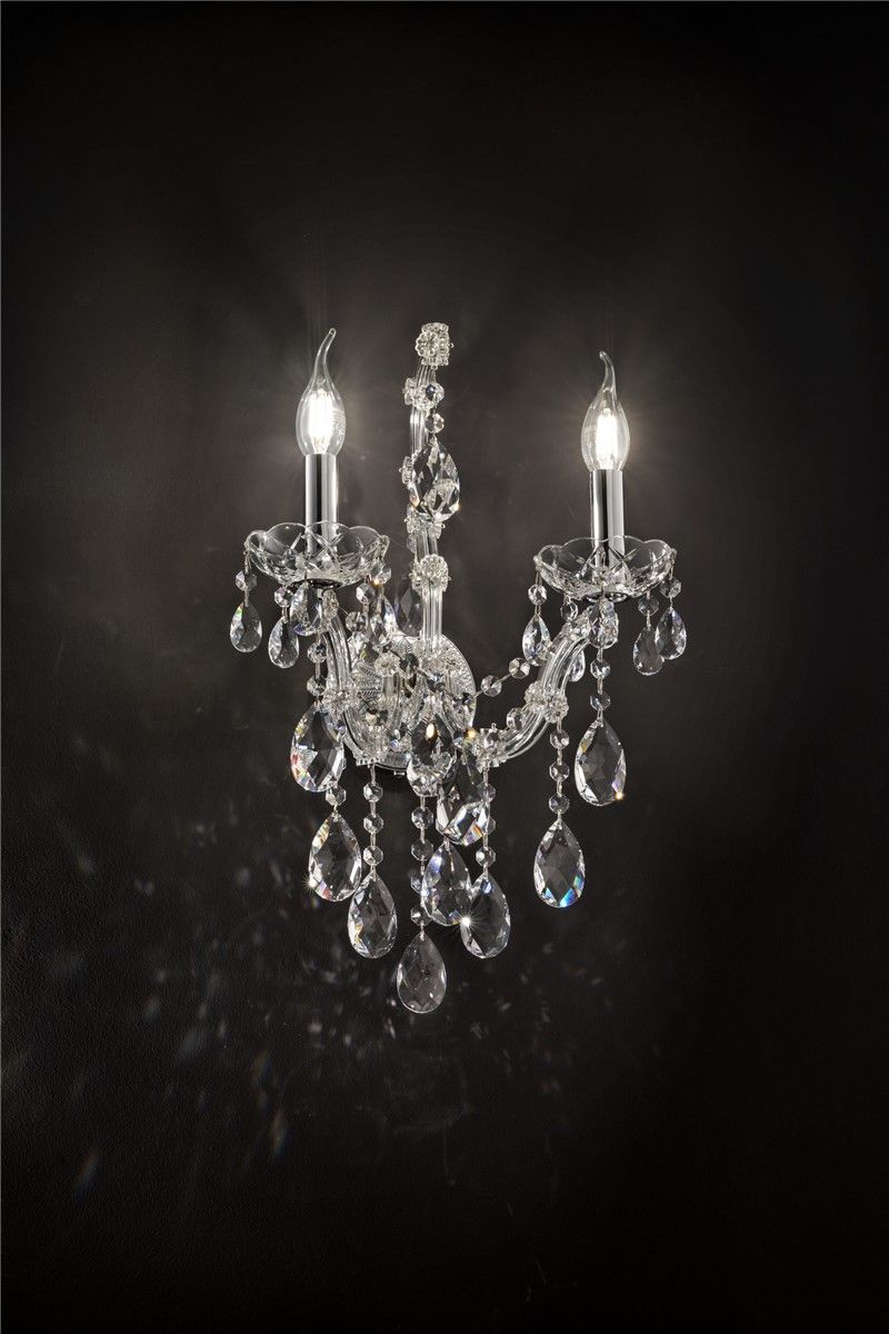 Italian Luxury Lighting / Wall Sconces / Maria Theresa 2 Lights OPERA 002