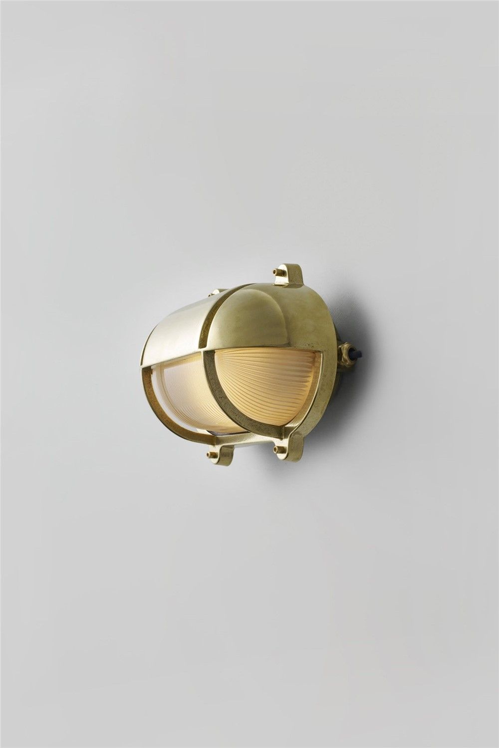 Original BTC / Wall Lights / Oval Brass Bulkhead 7434