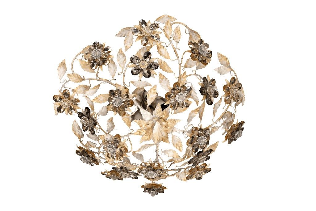 Mechini / Ceiling Lights / Clear and Colored Bohemian Crystal P300/5 Bis