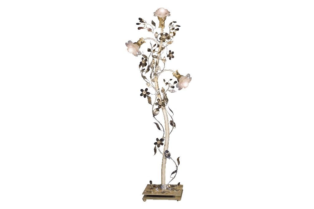 Mechini / Floor Lamps / Colored Bohemian Crystal and Murano Glass PT787/3