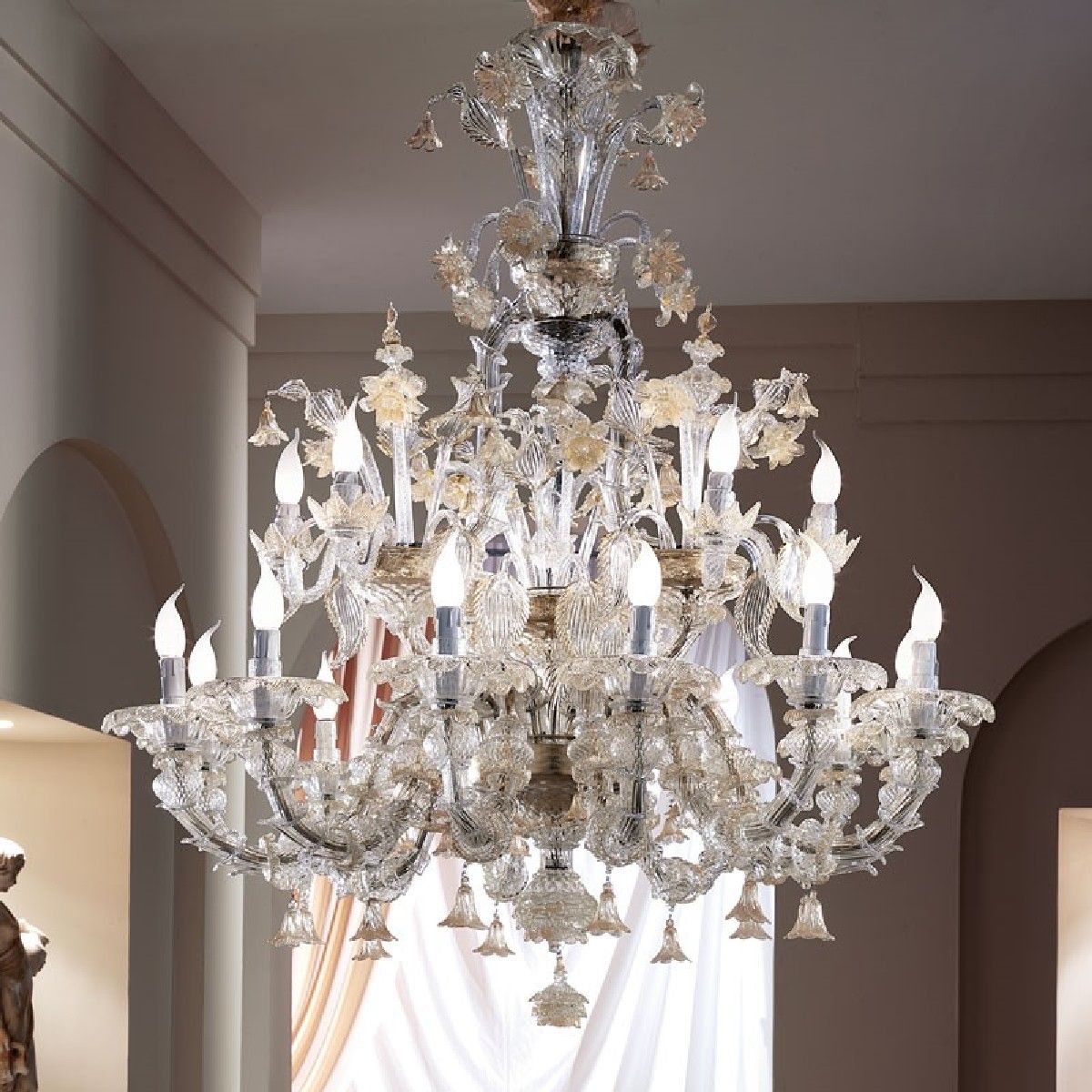 Arte Veneziana / Chandeliers / Pupparin Venetian Style LVC-AVA-004-LV20