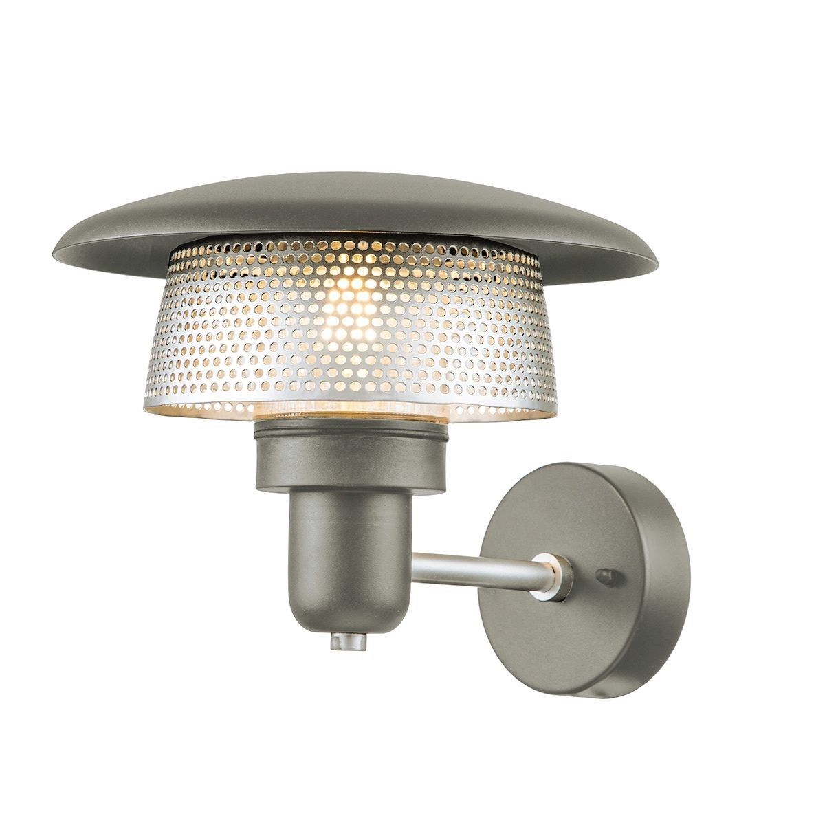 Elstead Lighting / Outdoor Wall Lights / Saturne Lantern Grey
