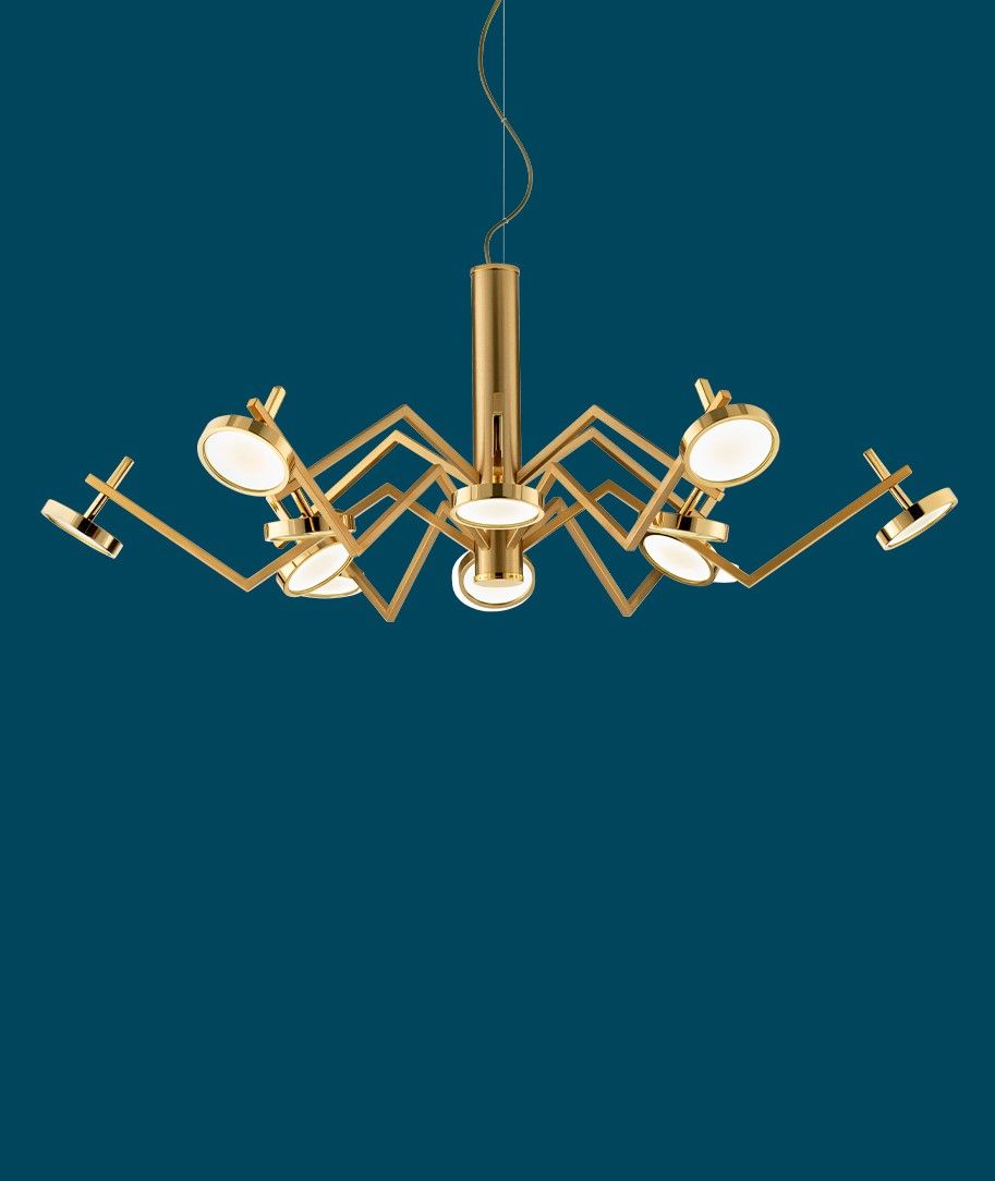 Euroluce Lampadari / Chandeliers / Vector 6+6