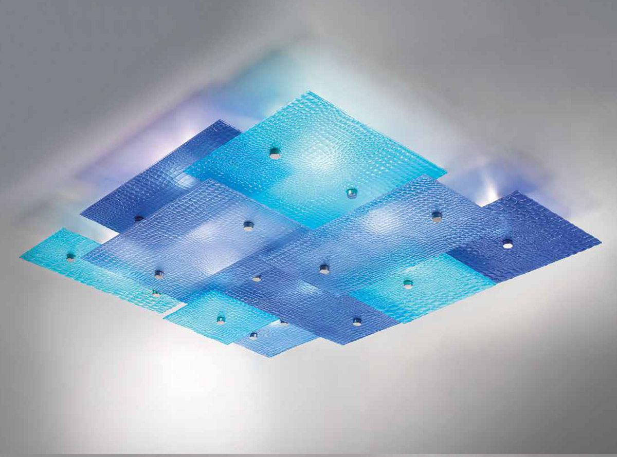 Glass & Glass Murano / Semi-Flush Mounts / Habitat Creative 4 ART. 410