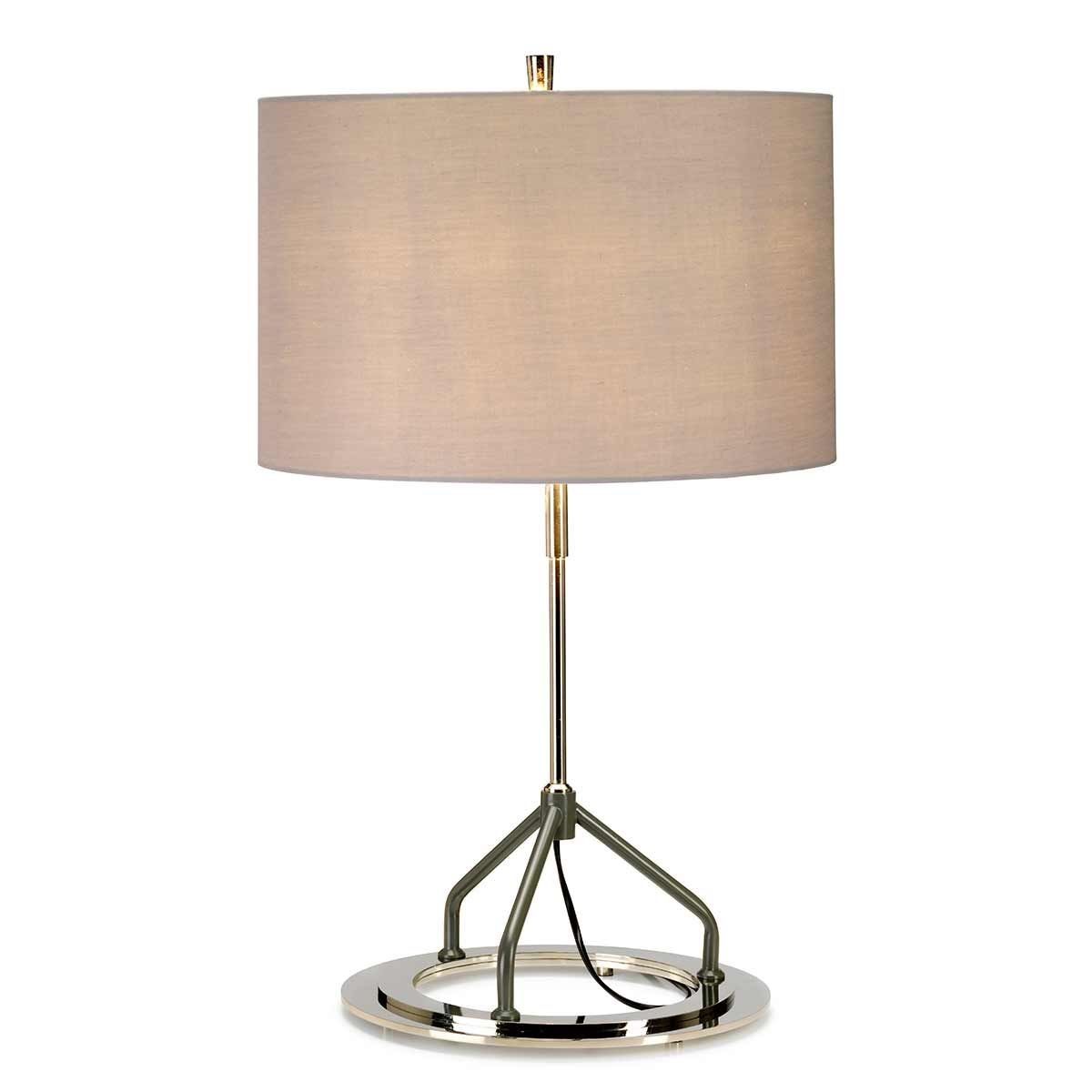 Elstead Lighting / Table Lamps / Vicenza Dark Grey Polished Nickel