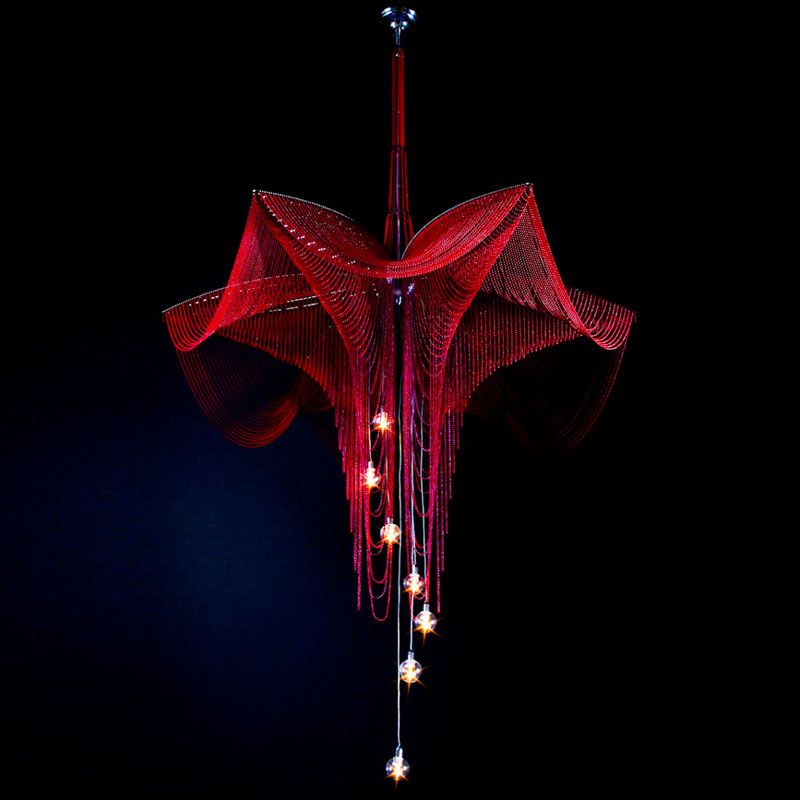 Willowlamp / Chandelier / Fuschia Ø1000 Suspended