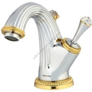 Bronces Mestre / Washbasin Fittings / Basin monolever joystick mixer with Swarovski crystal 033203.000.52