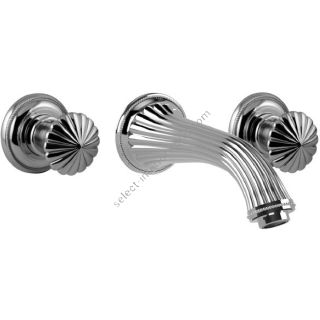 Bronces Mestre / Washbasin Fittings / Three holes wall basin set 033433.C00.50