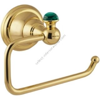 Bronces Mestre / Toilet Roll Holders / Atlantica Precious with Malachite stone 036877.ML0.01