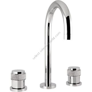 Bronces Mestre / Washbasin Fittings / Three holes basin set with Swarovski 071401.H00.50