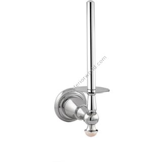 Bronces Mestre / Toilet Roll Holders / Spare toilet paper holdwer with pink quartz stone 072285.QTP.50