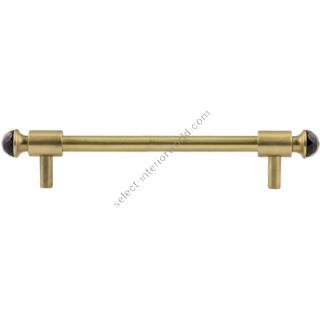 Bronces Mestre / Furniture Handles / Clasica with black Swarovski crystal 160mm between centers 0T5000.SN160.30
