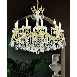 Italian Luxury Lighting / Chandeliers / Maria Theresa 10 Lights 1033 010