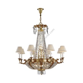 Mariner / Chandeliers / Casted Bronze & Scholer crystal 20020.0