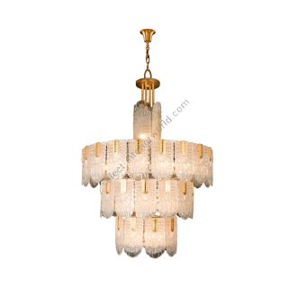 Mariner / Chandeliers / Casted Bronze & Venetian glass 20141.1