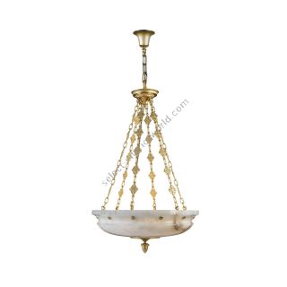 Mariner / Pendants & Suspension Lights / Casted Bronze & Alabaster 20167.0