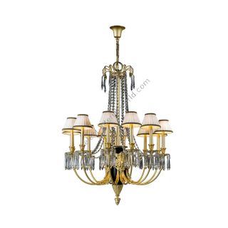 Mariner / Chandelier / Casted Bronze & Scholer crystal 20187.0