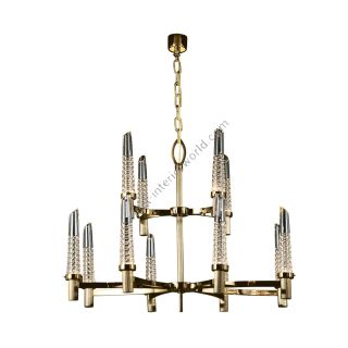 Mariner / Chandeliers / Brass & Italian crystal 20215.0