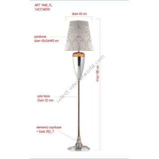 Il Paralume Marina / Floor Lamps / 1946/FL/AM
