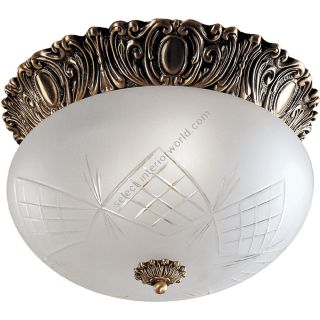 Possoni / Antique brass ceiling light / Lena 20035