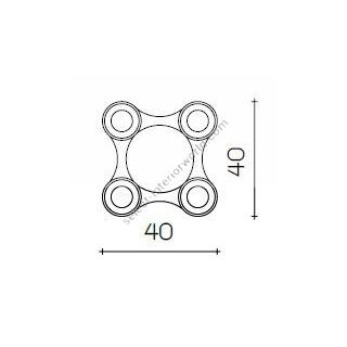 Il Paralume Marina / Ceiling Lamp / 2196/BI