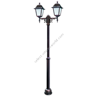 Moretti Luce / Post & Bollard Lights / Aluminum Traditional Nizza 35R6