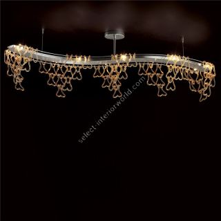 Patrizia Volpato / Island Lighting / Legami Handcrafted Murano Glass 24 Karat Gold