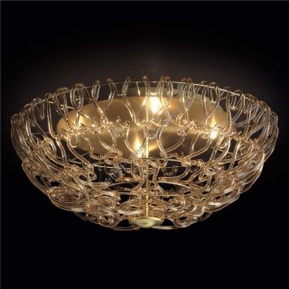 Patrizia Volpato / Semi-Flush Mounts / Legami Handcrafted Murano Glass 24 Karat Gold