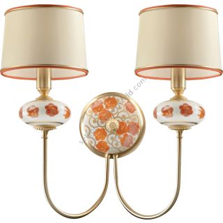 Le Porcellane / Wall Sconces / Rose Rosse 5774 2