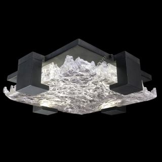 Fine Art Handcrafted Lighting / Semi-Flush Mount & Sconce Lamps / Terra 16.75″ Square 895440
