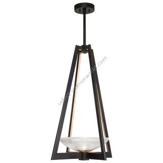 Fine Art Handcrafted Lighting / Pendant Lights / Delphi 17.5″ Square 896040