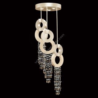 Fine Art Handcrafted Lighting / Pendants & Suspension Lights / CAPRI 18" W Round