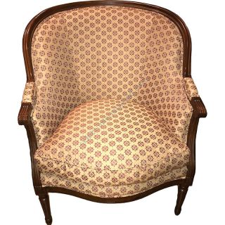 Baker Furniture / Armchairs/ 30295 with high quality fabric and wood handmade