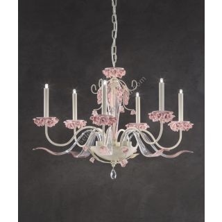 Euroluce Lampadari / Chandeliers / Bora L6 Rosa