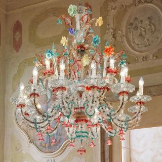 Arte Veneziana / Chandeliers / Burchio Venetian Style LVC-AVA-002-LV80
