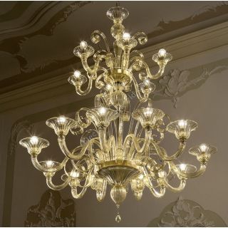 Glass & Glass Murano / Chandeliers / Traditional Venetian C-2206/18