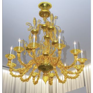 Glass & Glass Murano / Chandeliers / Traditional Venetian C-28050