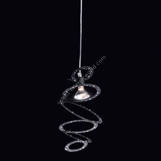 Patrizia Volpato / Pendants & Suspension Lights / Cassiopea Handcrafted Swarovski 24 Karat Gold