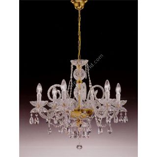 Italian Luxury Lighting / Chandeliers / Elegance Crystal 6 Lights D1302 006