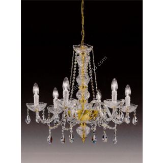 Italian Luxury Lighting / Chandeliers / Elegance Crystal 6 Lights D1304 006