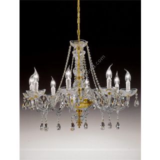 Italian Luxury Lighting / Chandeliers / Elegance Crystal 8 Lights D1304 008