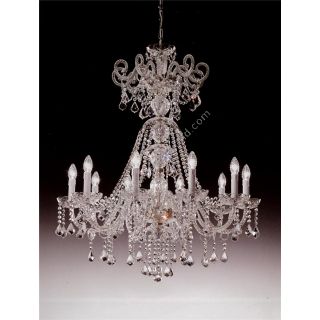 Italian Luxury Lighting / Chandeliers / Elegance Crystal 10 Lights D1305 010