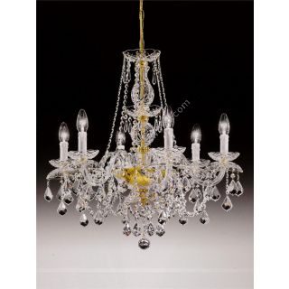 Italian Luxury Lighting / Chandeliers / Elegance Crystal 6 Lights D1306 006
