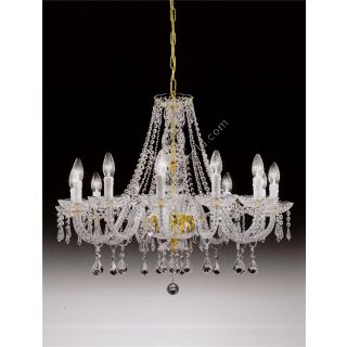 Italian Luxury Lighting / Chandeliers / Elegance Crystal 12 Lights D1307 012
