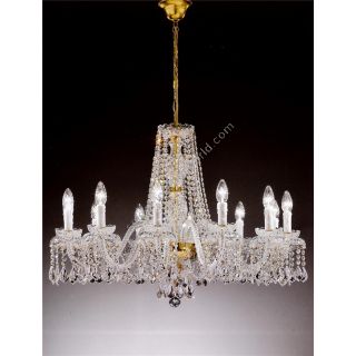 Italian Luxury Lighting / Chandeliers / Elegance Crystal 12 Lights D1317 012